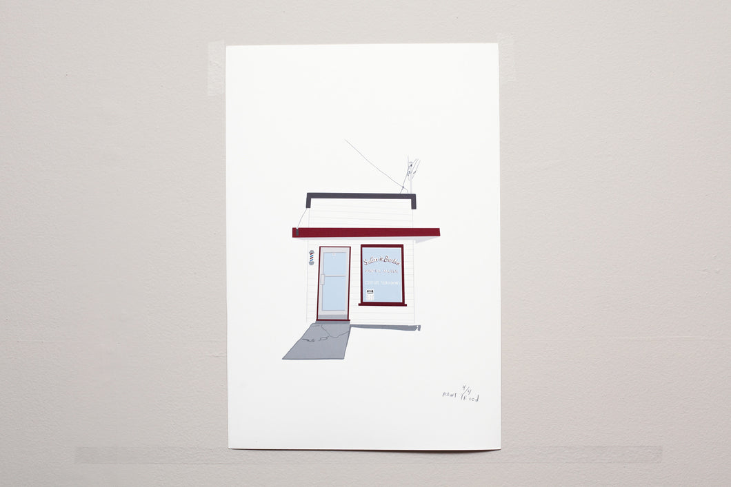 Salon de Barbier Mantha, Majeau (2014), Mathieu Trudel (Mawt Trood / Art TrŸde)