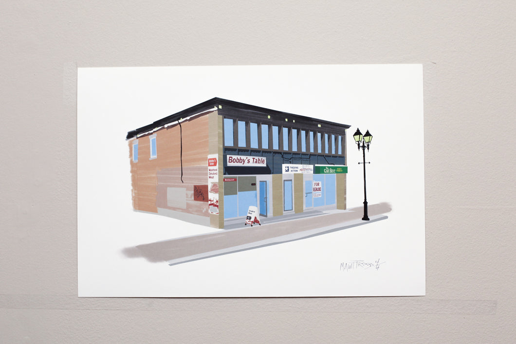 Bobby's Table (2015), Mathieu Trudel (Mawt Trood / Art TrŸde)
