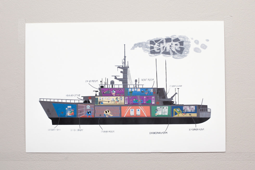 CITR Ship (2015), Mathieu Trudel (Mawt Trood / Art TrŸde)