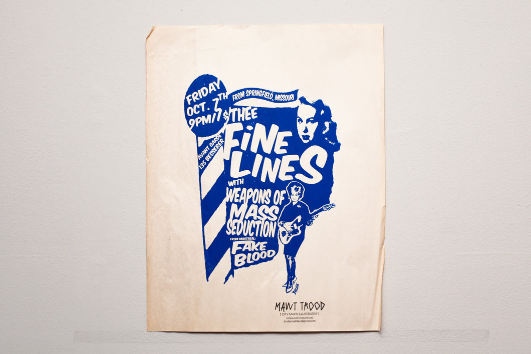 Thee Fine Lines, Mathieu Trudel (Mawt Trood / Art TrŸde)