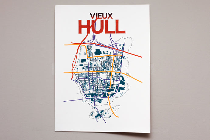 Sériegraphie Vieux-Hull Screenprint 18